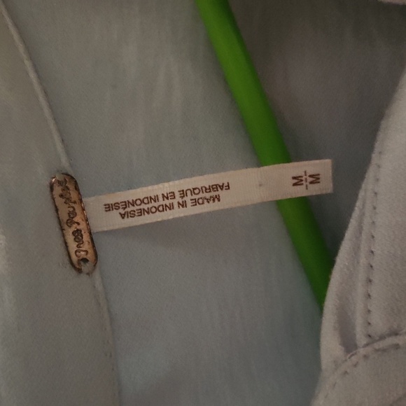 Free People Womens Oversized Long Sleeve Button Down Tunic Mini Dress Xs & Med - Picture 5 of 5